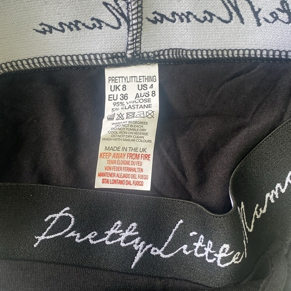 PrettyLittle MAMA Maternity Black Tape Triangle Set - Picture 8 of 11